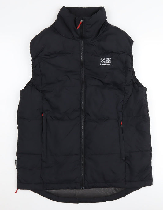 Karrimor Men's Black Puffer Waistcoat S for Winter Hiking