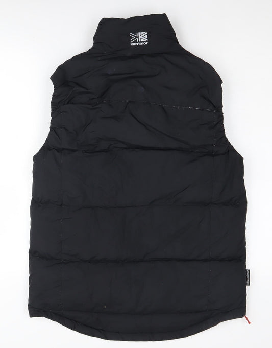 Karrimor Men's Black Puffer Waistcoat S for Winter Hiking