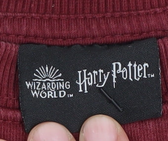 Additional view of M&Co girls’ harry potter red sweatshirt 12 years crew neck