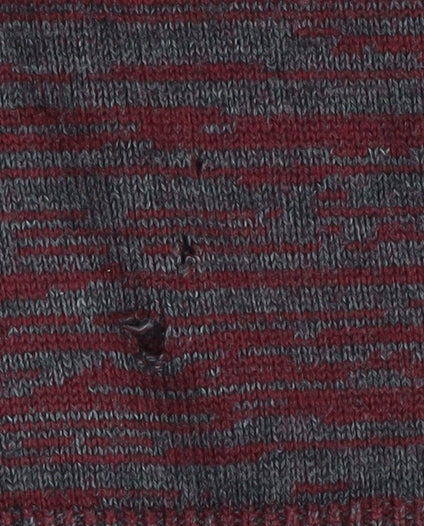 Pierre Cardin Men's Red Striped Jumper Size L Cotton Blend