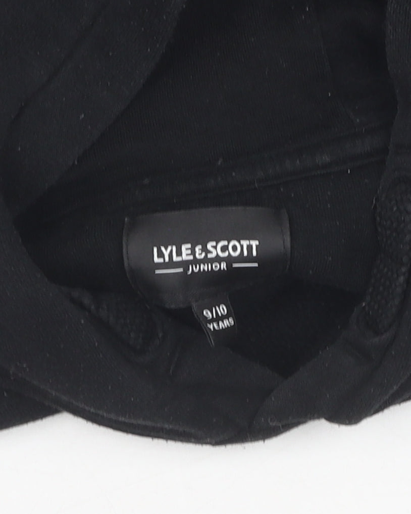 Lyle & Scott Men's Black Pullover Hoodie 9/10