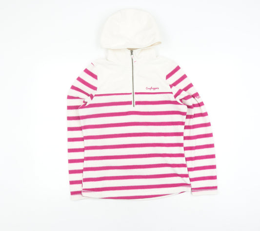 Craghoppers Women's Striped Pullover Hoodie Size 8