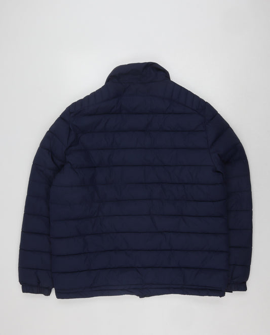 Trespass Men’s Blue Puffer Jacket M Casual Winter