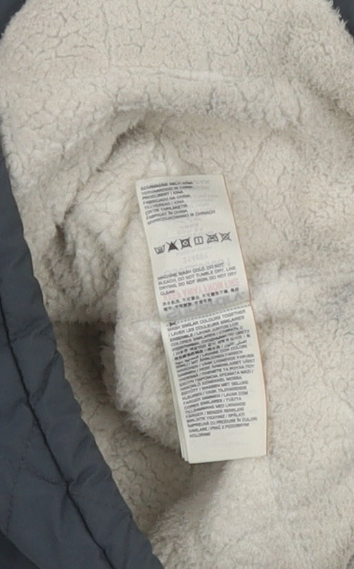 Superdry Women's Grey Hooded Windbreaker Jacket Size M