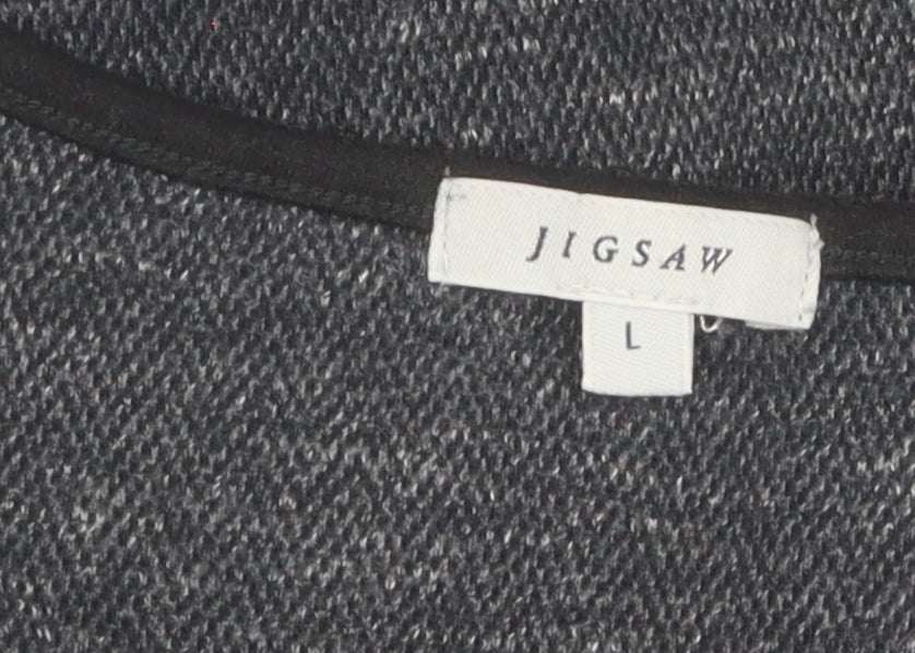 Jigsaw Women's Black V-Neck Dress L