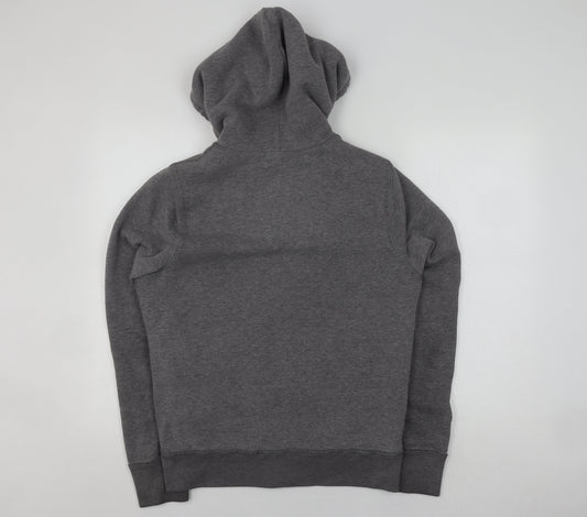Hollister Men's Grey Hooded Jacket M