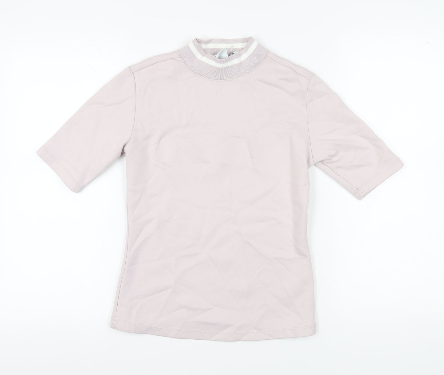 Adidas Womens Grey Basic T-Shirt Size 8
