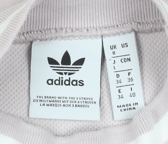 Adidas Womens Grey Basic T-Shirt Size 8