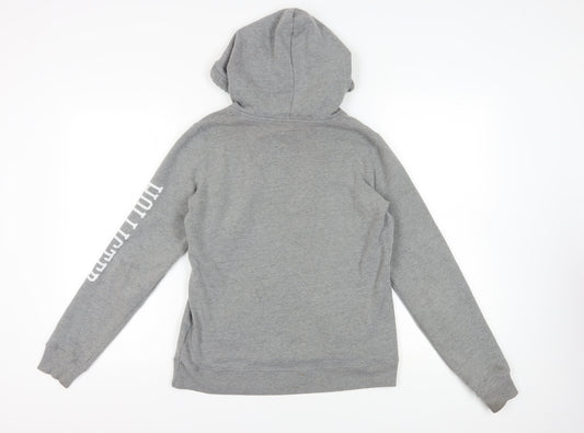 Hollister Grey Hoodie, Unisex, Small, Pullover Style
