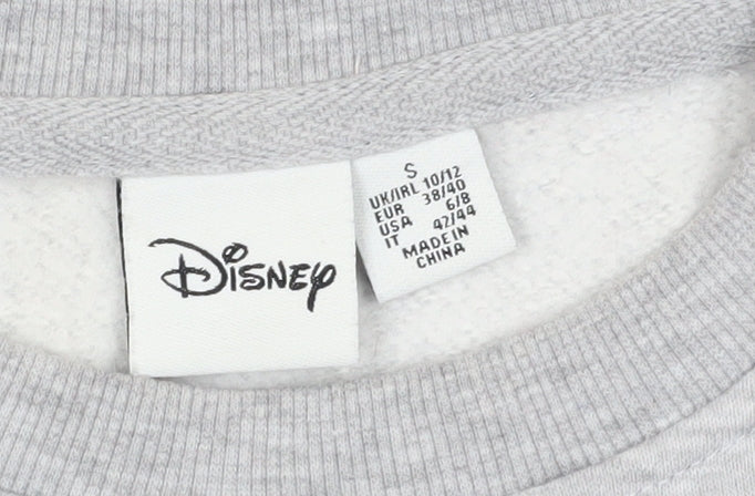 Disney Unisex Adults Grey Christmas Sweatshirt Size 10/12