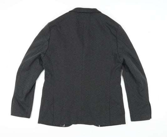 Selected Homme Men's Grey Slim Fit Blazer 42R