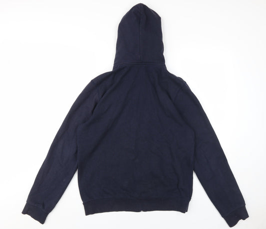 X-CAPE Men's Blue Full Zip Hoodie, Size L
