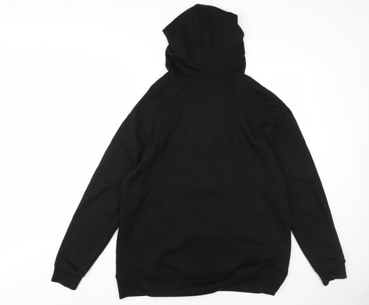 ASOS DESIGN Women's Black Full Zip Hoodie Size 8