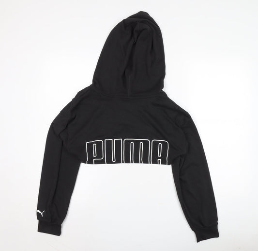 Puma Women's Black Hoodie XS, Activewear, Logo