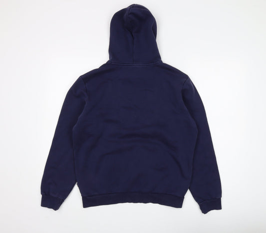 Puma Men's Blue Logo Hoodie S Pullover Casual