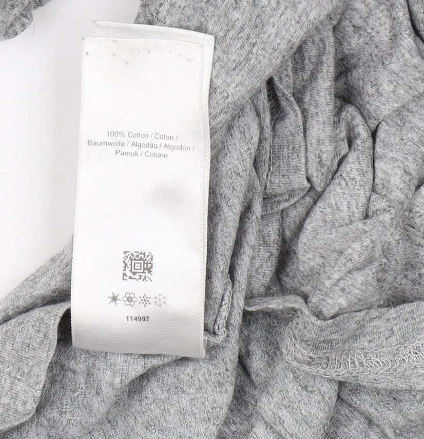 Fred Perry Men's Grey T-Shirt, M, Cotton Crew Neck