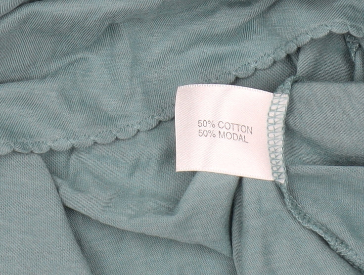 Kew Women's Green XL Wrap Top Long Sleeve Casual