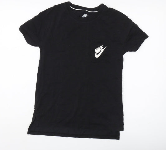 Nike Unisex Black XS Basic T-Shirt Short Sleeve