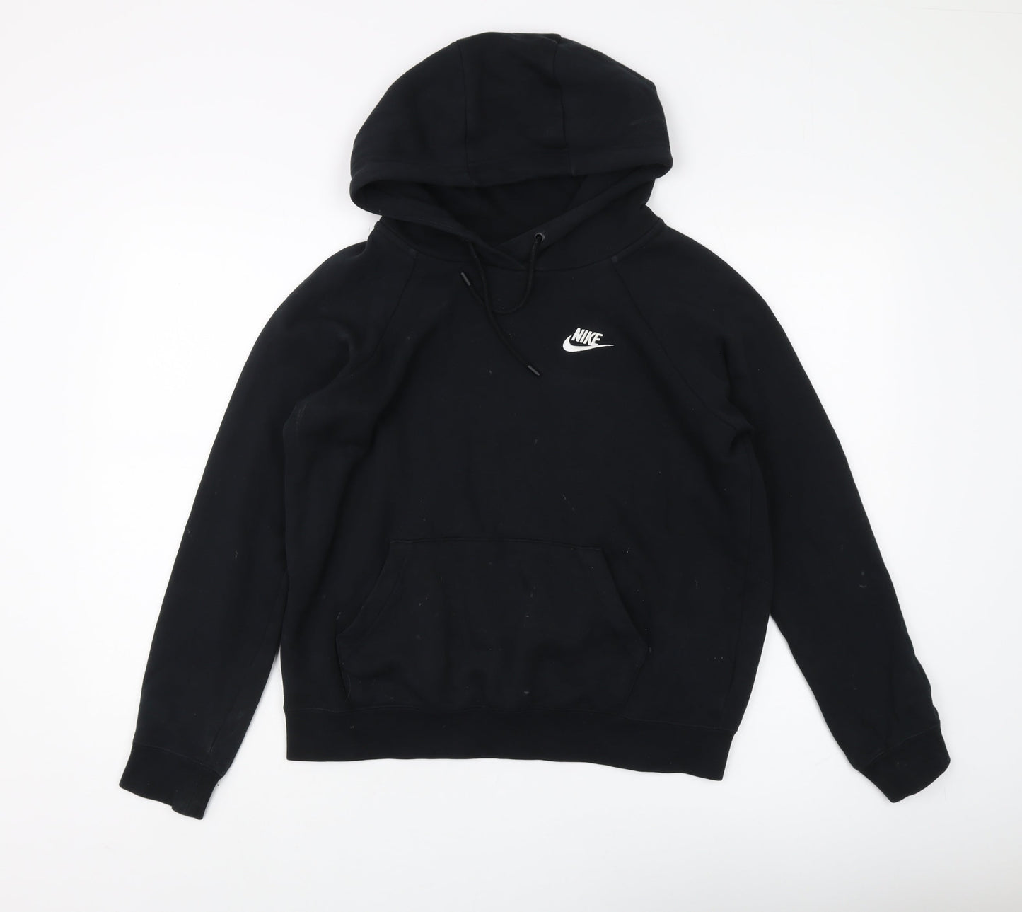 Nike Unisex Black Hoodie - Small, Casual Fleece