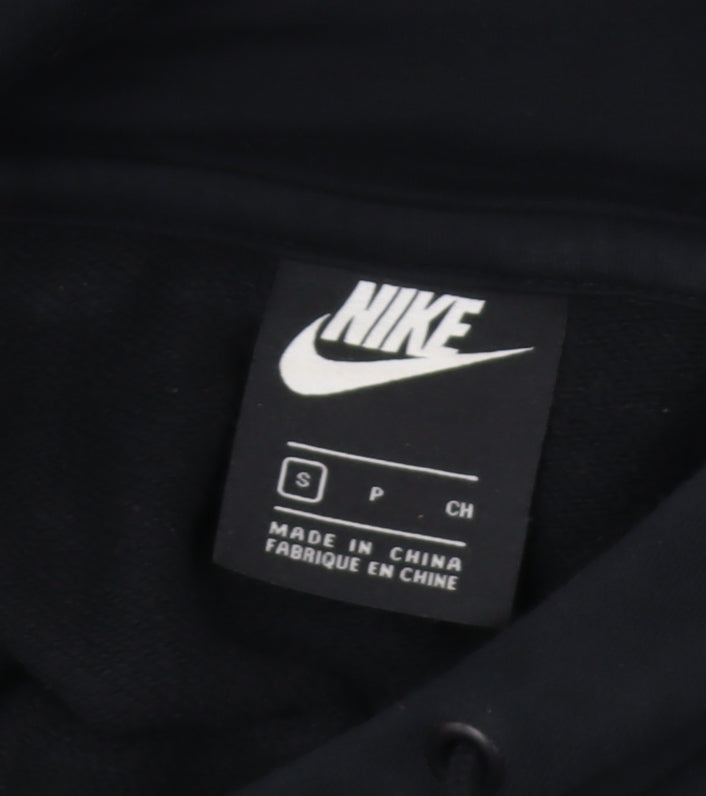 Nike Unisex Black Hoodie - Small, Casual Fleece
