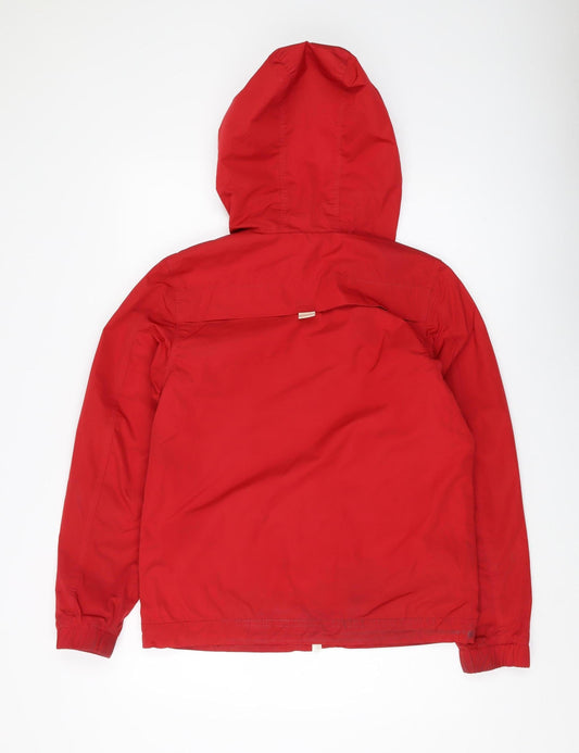 Diesel Men's Red Hooded Jacket Size S Casual Style