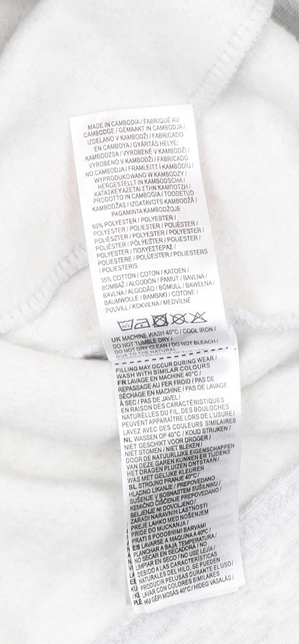 Slazenger Women's Grey Full Zip Hoodie Size 10