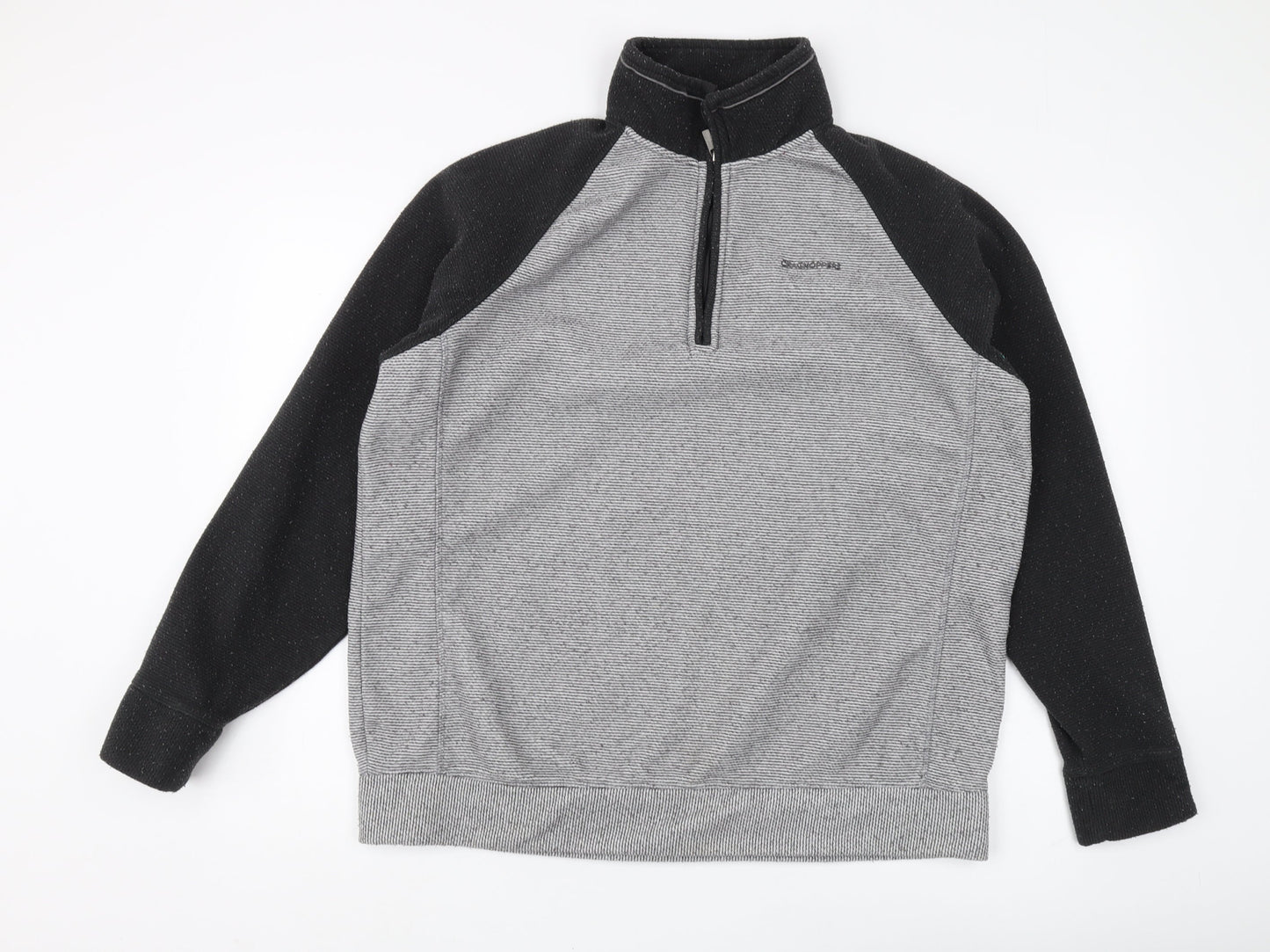 Craghoppers Men's Grey XL 1/4 Zip Sweatshirt Hiking
