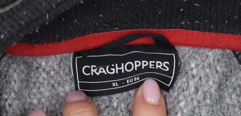 Craghoppers Men's Grey XL 1/4 Zip Sweatshirt Hiking