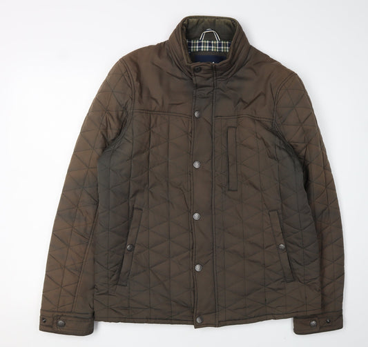 Crew Clothing Men's Brown Quilted Jacket M