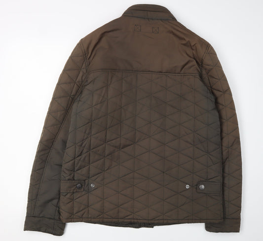 Crew Clothing Men's Brown Quilted Jacket M