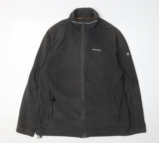 Craghoppers Men's Black Fleece Jacket, Size M, Outdoor Casual