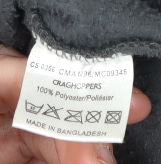 Craghoppers Men's Black Fleece Jacket, Size M, Outdoor Casual