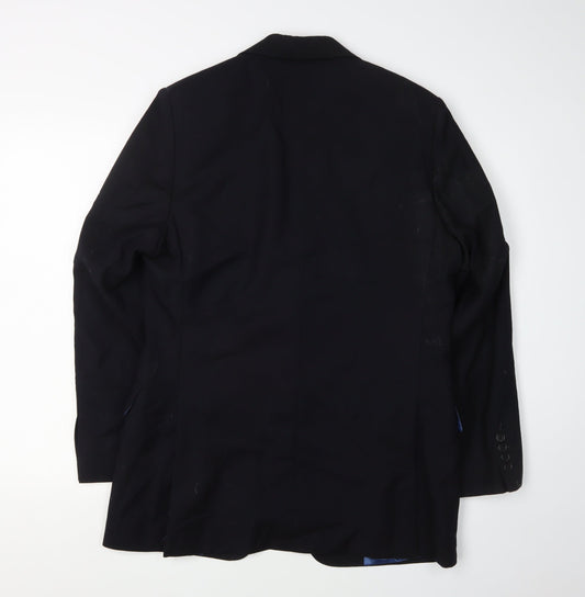 Austin Reed Men's Black Blazer Regular Fit Size 38R