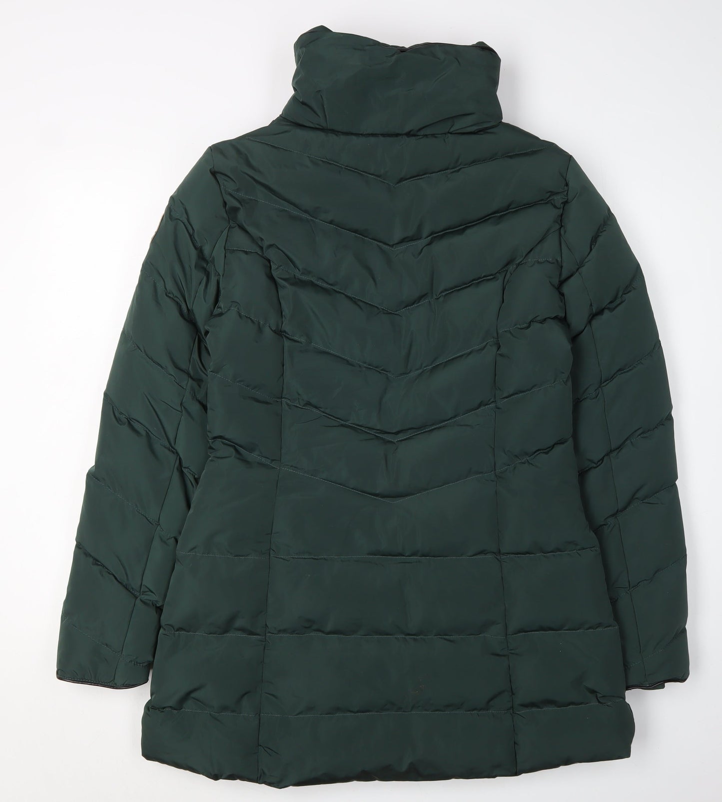 Tokyo Laundry Women's Green Puffer Jacket Size 10 Winter