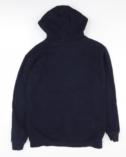 Marks and Spencer Boys Blue Pullover Hoodie 13-14 Years