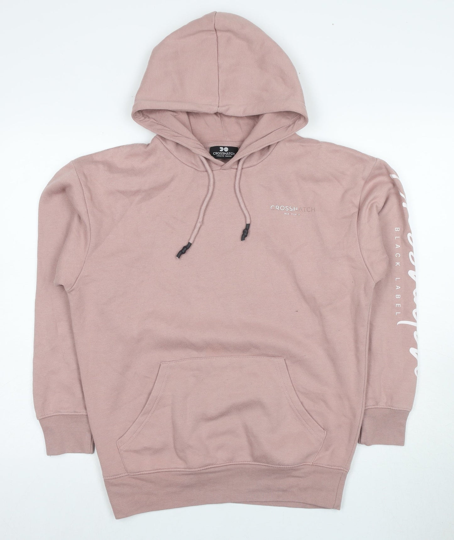 Crosshatch Men's Pink XS Hoodie, Pullover, Hooded, Logo