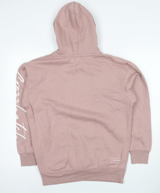 Crosshatch Men's Pink XS Hoodie, Pullover, Hooded, Logo