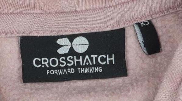 Crosshatch Men's Pink XS Hoodie, Pullover, Hooded, Logo