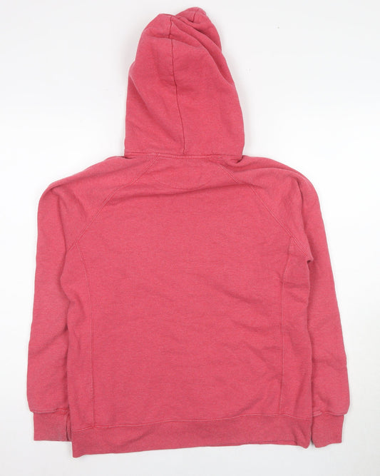 Champion Pink Pullover Hoodie, L Unisex, Logo, Casual