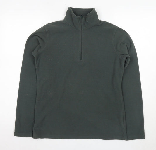 Womens UK M Regular Mountain Warehouse Green Pullover Sweatshirt