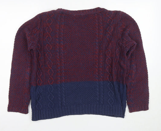 FatFace Women's Cable-Knit Jumper Multicoloured Size 14