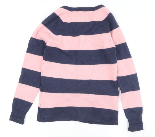 Jack Wills Women's Striped Cardigan UK 10 Multicoloured