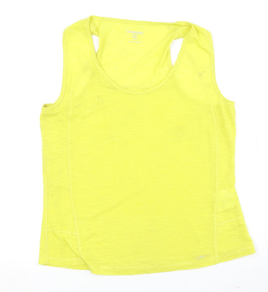 Craghoppers Women Yellow Tank Top, Size UK 6, Polyester Blend