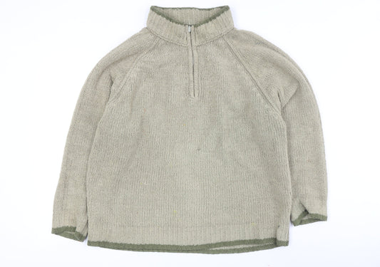 Peter Storm Men's Beige 1/4 Zip Fleece Sweatshirt M