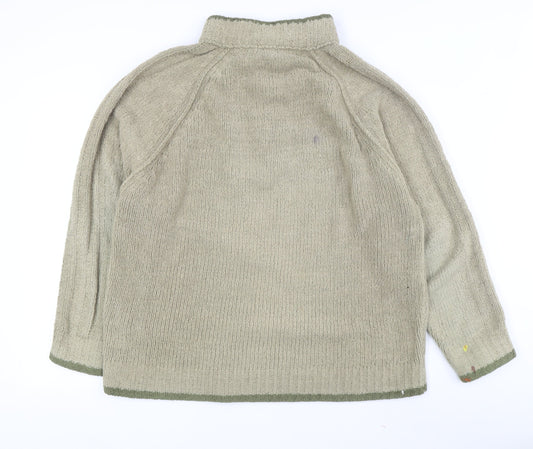 Peter Storm Men's Beige 1/4 Zip Fleece Sweatshirt M