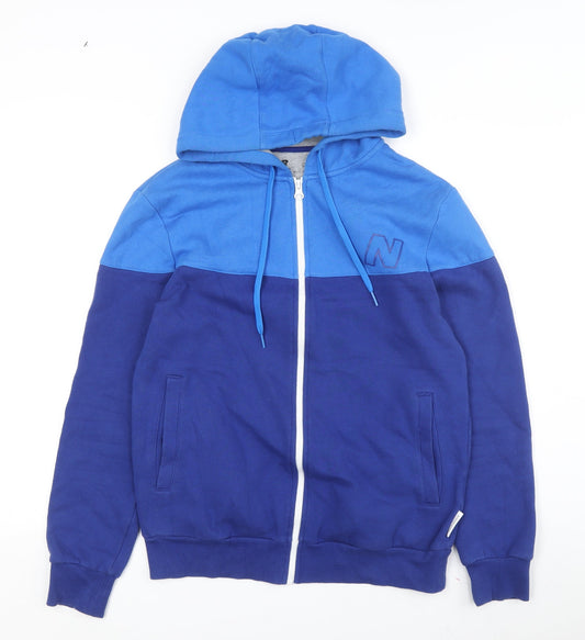 New Balance Unisex Blue Full Zip Hoodie - S