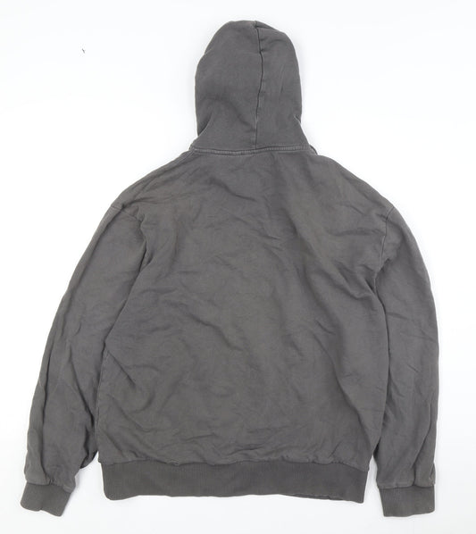Collusion Grey Unisex Pullover Hoodie M