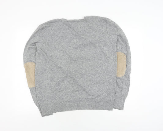 AllSaints Men's Grey Pullover Sweatshirt Size L