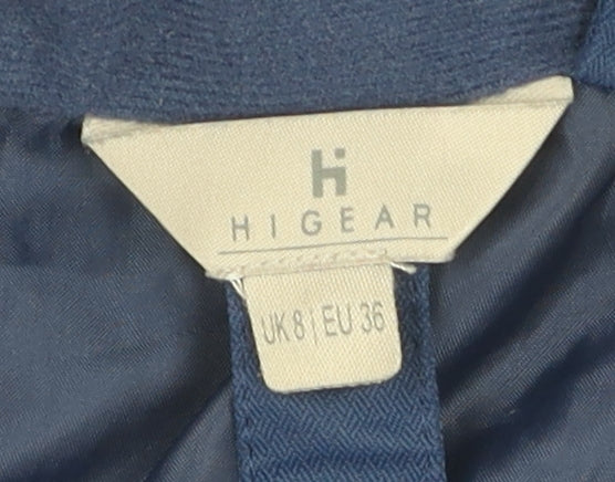 Hi Gear Women's Blue Waterproof Parka Jacket Size 8