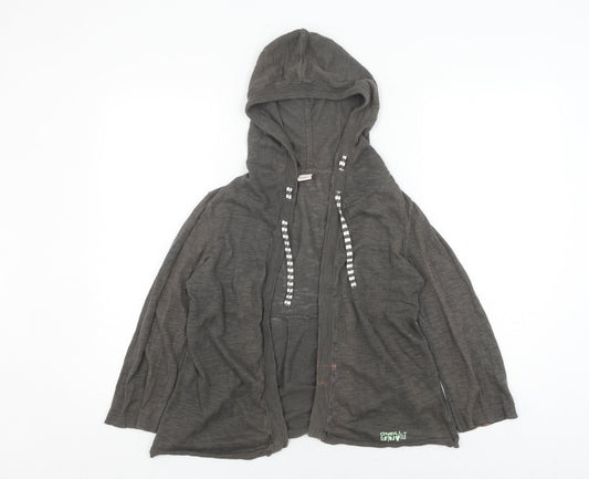 Womens UK S O'Neill Grey Cardigan Open-Knit